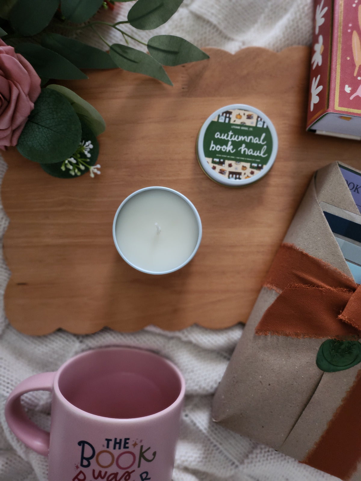 Autumnal Book Haul | Coconut Wax Candle | 3oz