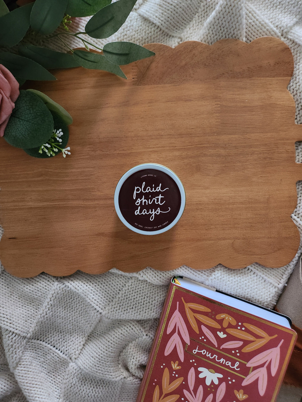 Plaid Shirt Days | Coconut Wax Candle | 3oz